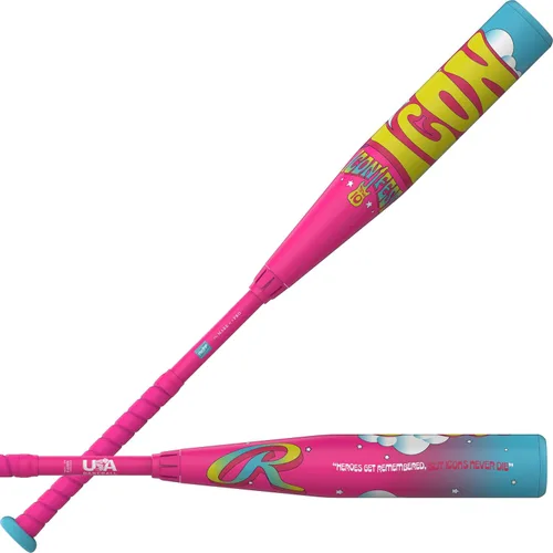 Vista 9 de Rawlings 2026 Bate de béisbol ICON Estados Unidos -5 / -8 / -10 / -12 Drop Barril de 2 5/8 pies 2 piezas compuesto