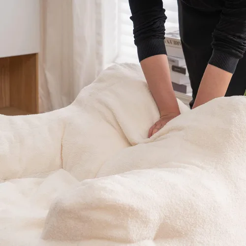 Vista 4 de Puf - Silla de sofá individual, mullida, moderna, de espuma suave copetuda, sofá perezoso, silla de ocio de espuma de alta resistencia para sala