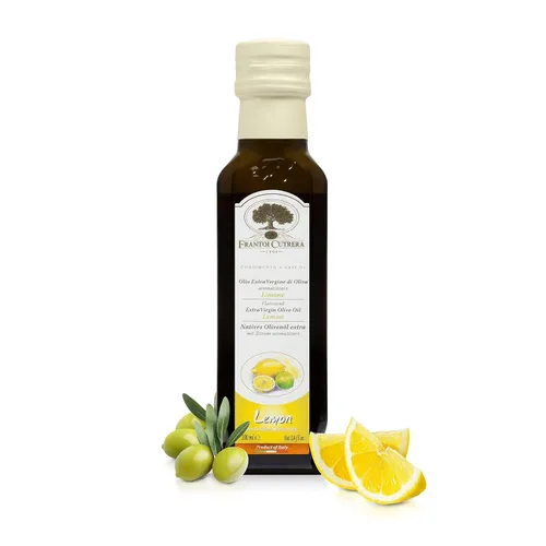 Vista 13 de Mercato di Bellina Juego de regalo de aceite de oliva italiano y balsámico, mini vinagre balsámico, trufa, ajo y aceite de oliva con sabor a limón