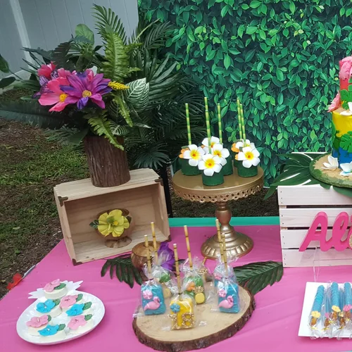 Vista 6 de Pajitas de papel biodegradables con estampado de bambú para caja de fiesta de 100
