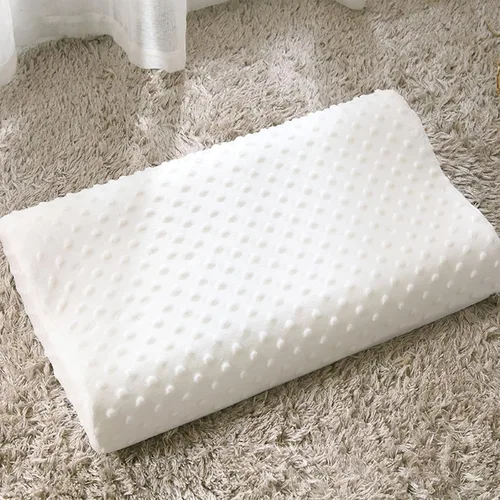 Vista 7 de Almohada cervical de espuma viscoelástica para aliviar el dolor de cuello, almohada ergonómica para dolor de hombro, almohada de contorno