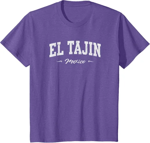 Vista 60 de Camiseta de recuerdo deportivo El Tajin Mexico, Negro
