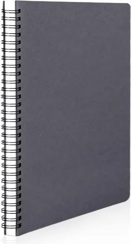 Vista 40 de EUSOAR - Cuaderno rayado A5 con espiral, para escritura, viajes, notas, diario, bocetos, para estudiantes, oficina, negocios, tapa de 3