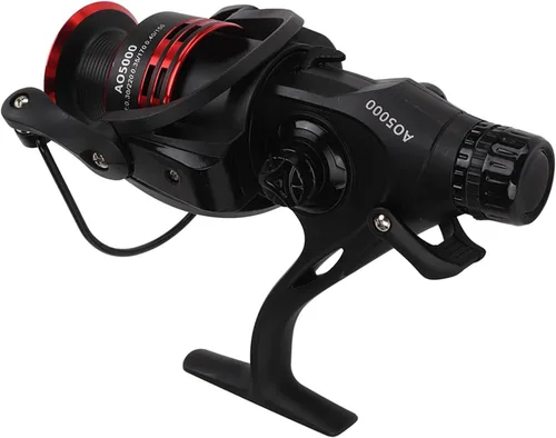 Vista 8 de Alomejor Carrete delantero trasero doble perilla de arrastre Pesca carrete de arrastre 9+1BB 4.7:1 taza de alambre de metal para depósito de pesca