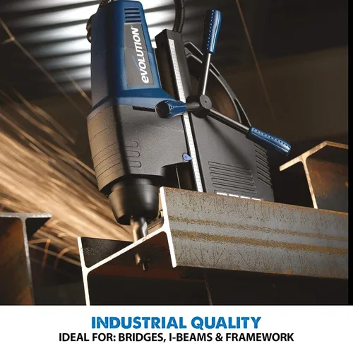 Vista 3 de Evolution Power Tools Kit de Cortador Anular para Taladros Magnéticos/Mag, Broca de 1 Pulgada de Profundidad, Ancho Mixto de 7/16 a 1-1/8 Pulgadas