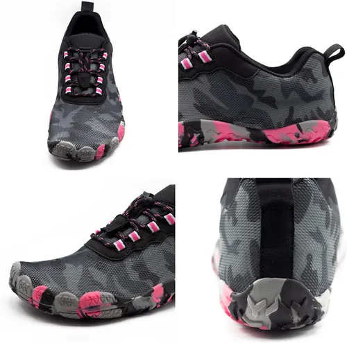 Vista 4 de Zapatos de agua para hombre y mujer, secado rápido, para natación, playa, senderismo, deportes, atléticos, acuáticos, para buceo, barco, surf