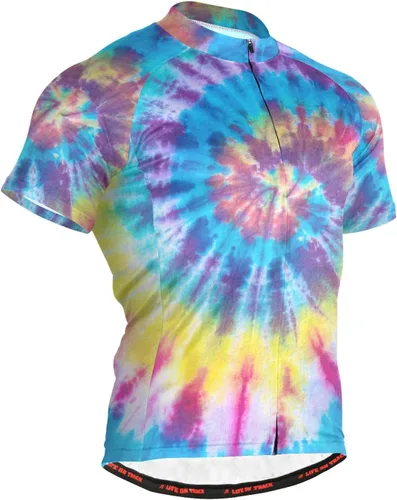 Vista 23 de Camiseta de ciclismo de manga corta para hombre Multi-Color 1