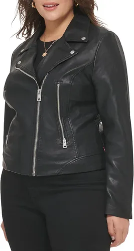 Vista 5 de Levi's Chaqueta asimétrica de piel sintética para mujer