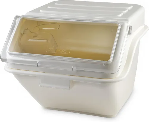 Vista 9 de Winco IB-2S - Contenedores de ingredientes para estantes, 2 galones (capacidad de 40 tazas), color blanco