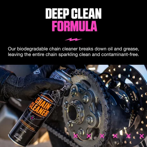 Vista 4 de Muc-Off - Limpiador de cadenas para motocicleta, 13.5 fl oz.