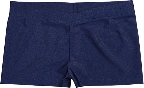 Vista 4 de ranrann Pantalones cortos de gimnasia para niños y niñas pantalones cortos deportivos de ballet y baile Pantalones cortos elásticos para bailar