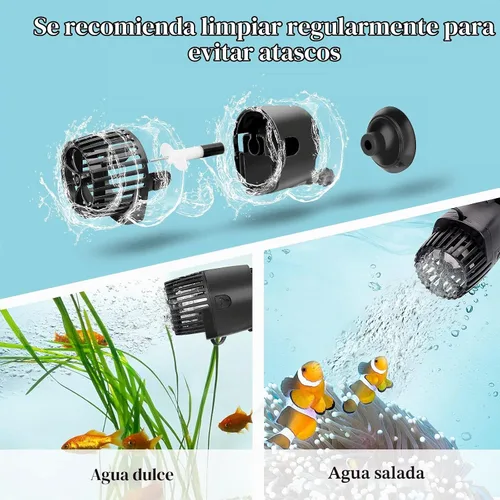 Vista 5 de AQQA Fabricante de la onda del acuario,ventosa tanque de peces sola bomba