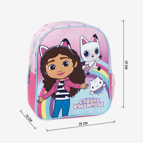 Vista 2 de Mochila Escolar Gabby's Dollhouse Rosa 25,0 x 20,0 x 30,0 cm