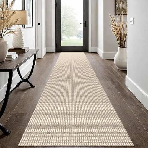 Vista 54 de EARTHALL Alfombra tejida de 2 x 3 pies, lavable para entrada, alfombra trenzada antideslizante, alfombra para puerta interior y exterior, alfombra