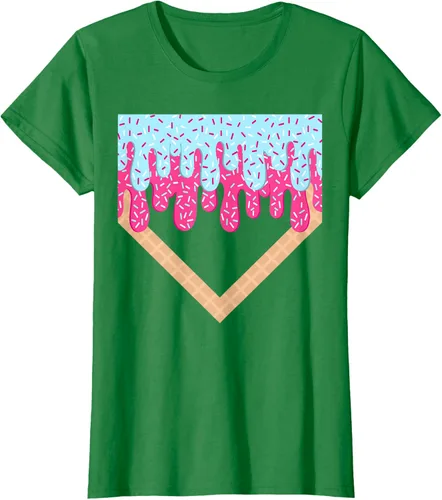 Vista 46 de Baseball Drip Boys Home Plate Ice Cream Sport Players & Fans Camiseta