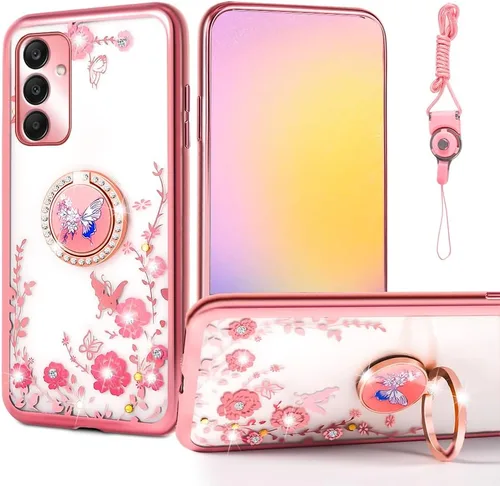 Vista 21 de nancheng Funda protectora a prueba de golpes para Gabb Phone 4 Pro/Samsung Galaxy A15 5G para niñas y mujeres, linda cubierta de TPU suave