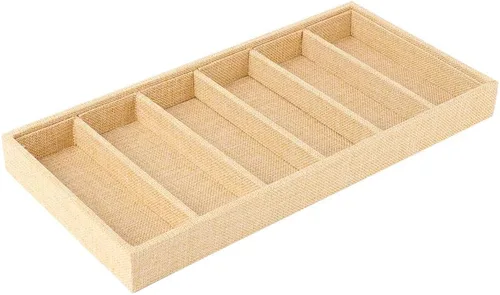 Vista 8 de Jopwkuin sunglass storage cvenient 38×19×4 6 grids sunglasses display box jewelery display organizer tray
