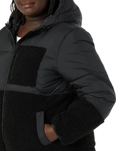 Vista 6 de Tienda Essentials Chaqueta acolchada Sherpa para mujer