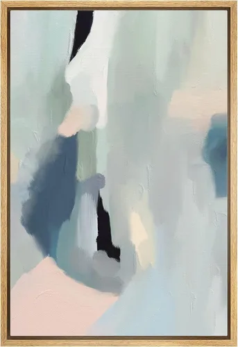 Vista 16 de MUDECOR Impresión en Lienzo Enmarcado Arte de Pared Pincelada Floral Abstracta en Tonos Neutros Cálidos Tonos Terrosos Ilustraciones Minimalismo