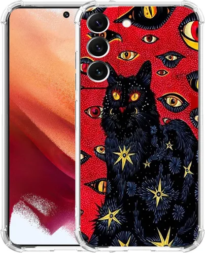 Vista 14 de Funda de collage estético para Samsung Galaxy S21, patrón de citas positivas, funda de TPU suave de moda compatible con Galaxy S21