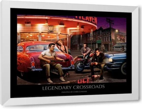 Vista 8 de Lienzo estirado envuelto en galería de Consani, Chris 24x18 titulado: Legendary Crossroads Lienzo envuelto en galería