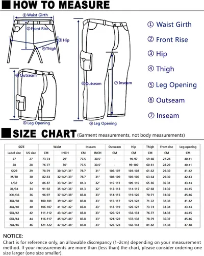 Vista 7 de Match - Pantalones Wild tipo cargo, para hombre