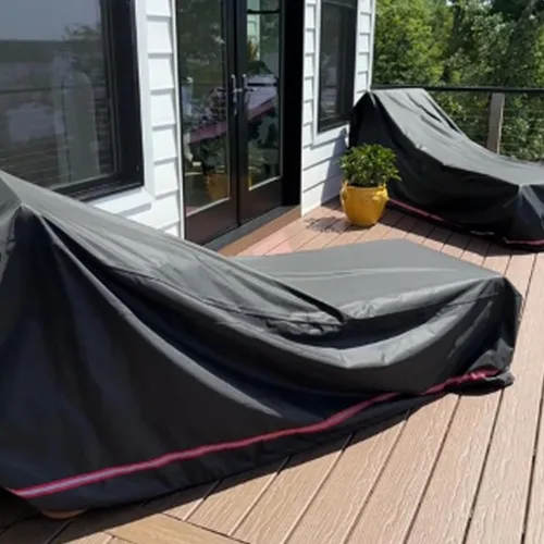 Vista 6 de Turtle Life Funda para silla de patio, impermeable, resistente, para exteriores, con ventilación de aire mejorada, 1 paquete, 64 pulgadas de largo x