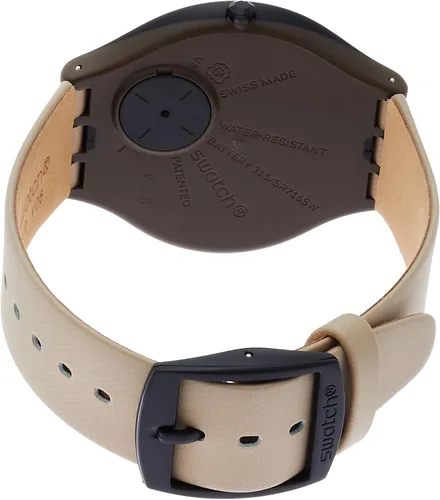 Vista 2 de Swatch SVUB101 - Reloj analógico de cuarzo para mujer con correa de piel