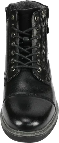 Vista 4 de Bruno Marc Botas de motocicleta para hombre, botas de vestir Oxford