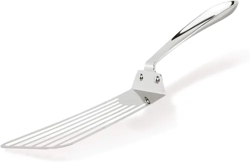 Vista 14 de All-Clad Juego de utensilios de cocina especializados de acero inoxidable, herramientas de cocina para voltear, plateado (paquete de 4)