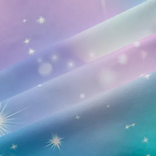 Vista 6 de Erosebridal Cortinas opacas de teñido anudado, cortinas de oscurecimiento de galaxia, tratamiento de ventana de nebulosa, 38 x 45 pulgadas, 2