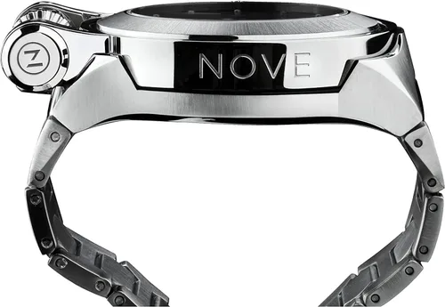 Vista 3 de NOVE Gemini Swiss Made Dual face Watch for Men & Women, 50m Water Resistance, Dual-Timezone, Sapphire Crystal, Super LumiNova Hands, Stainless Steel