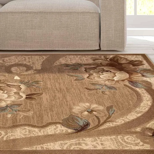 Vista 6 de Superior Alfombra de área interior con respaldo de yute, decoración moderna del piso para el hogar, pasillo, sala de estar, cubierta de suelo