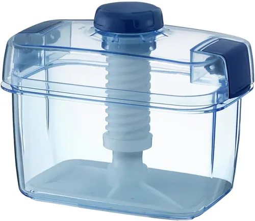 Vista 16 de Tsukemono - Contenedor rectangular para hacer pepinillos instantáneos, fabricado en Japón, sin BPA (azul 0.8 L)
