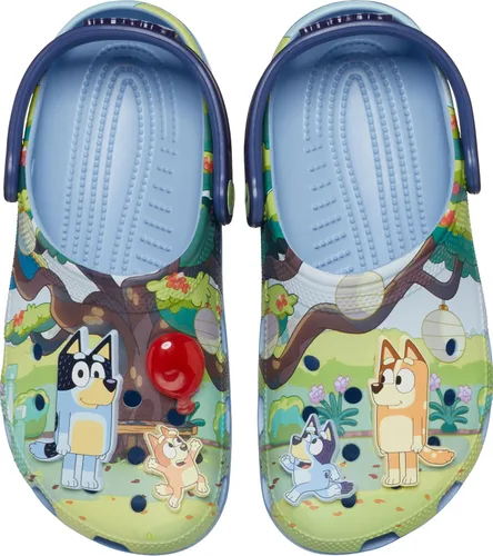 Vista 4 de Crocs Zuecos clásicos Bluey unisex para adultos