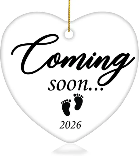 Vista 17 de Adorno de anuncio de embarazo y luego hubo cuatro para abuelos, esposo, familia, abuela, regalos para padres nuevos, regalos para parejas, regalos