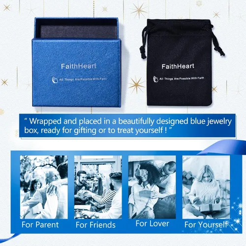 Vista 5 de FaithHeart Can Engrave - Clip de dinero para hombre, acero inoxidablechapado en oro, tarjetero minimalista para tarjetas, clips personalizados