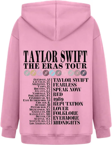 Vista 2 de 1989 Concert Hoodies +Sweatpants Set for Unisex Novelty Trendy Two-Piece Pullover Hooded Sweatshirt