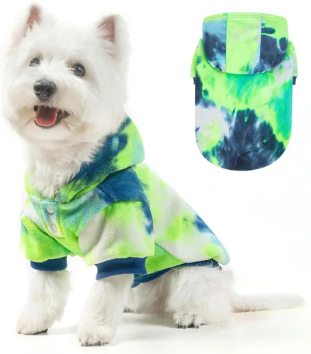 Vista 21 de BEAUTYZOO Sudaderas con capucha para perros, para perros pequeños, medianos y grandes, niñas y niños - Calidad premium, ultra suave, ajuste cómodo
