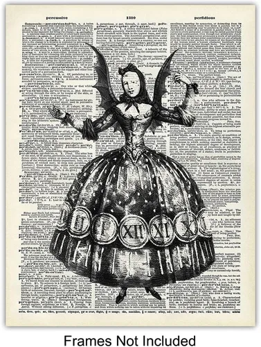 Vista 3 de Decoración gótica – Decoración gótica de habitación – Wicca, brujería, Wiccano, diablo, satanás, Ouija, juego mágico negro – Decoración medieval
