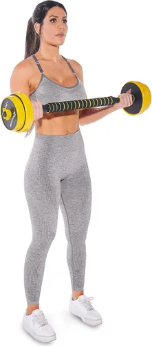 Vista 6 de ProsourceFit Juego de mancuernas y pesas ajustables, pesas libres 2 en 1, 44 libras, equipo de gimnasio en casa