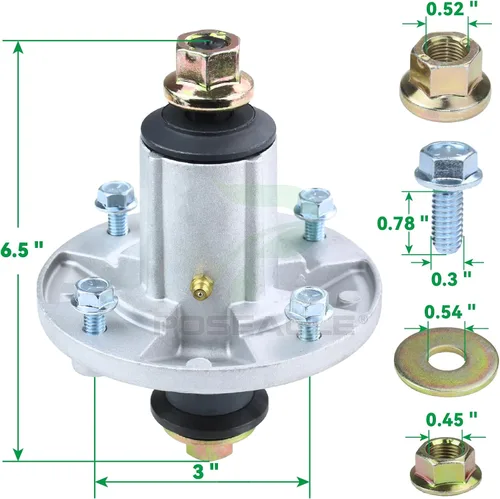 Vista 5 de El ensamblaje del husillo AM136733 reemplaza a John Deere AM137483 husillo AM143469 AM134292 AM137097 para John Deere X300 X300R X304 X310 X324 Z225