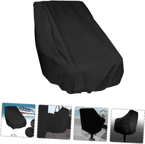 Vista 9 de Toddmomy Funda de asiento de capitán, fundas de asiento de barco, funda de silla plegable, fundas resistentes, cubierta de asiento de yate, funda