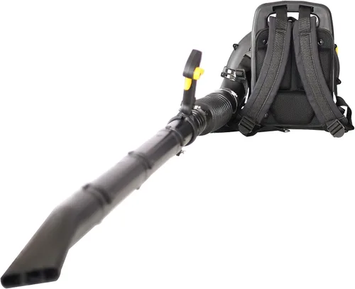 Vista 4 de Soplador de hojas de gas, soplador de mochila de motor de patio de 2 ciclos de 52 cc, potente soplador comercial de 530 CFM para patio, césped