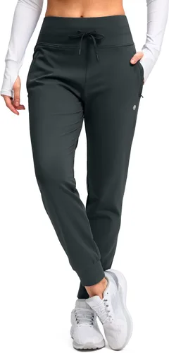Vista 42 de G Gradual Pantalones deportivos con forro polar para mujer, de cintura alta, resistentes al agua, térmicos, para invierno, correr, senderismo