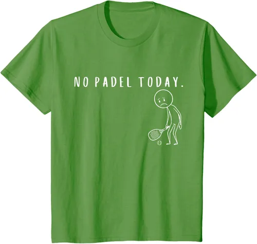 Vista 55 de No Padel Today Funny Padel Stickman Padel Playera Jugador de Tenis