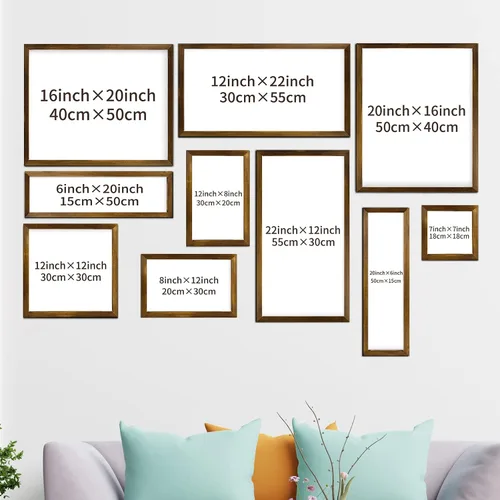 Vista 7 de Letrero con marco de madera con texto en inglés "Success is Going from Failure to Failure Without Losing Enthusiasm", decoración de pared, citas