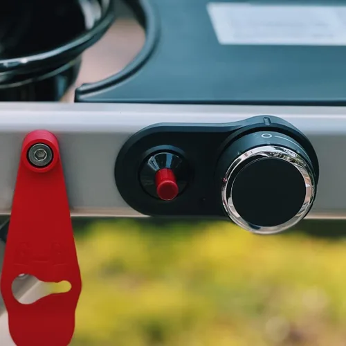 Vista 5 de Tubo de quemador de parrilla e encendedor para parrilla de gas portátil Weber Traveler, tubo de quemador con kit de encendedor, pieza de repuesto