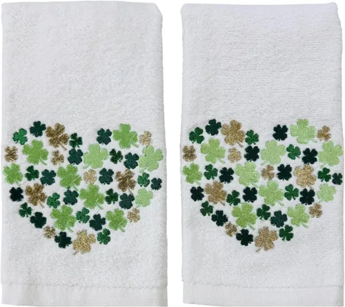 Vista 14 de Serafina Home Toallas de baño suaves y absorbentes para huéspedes: ancla azul náutica con diseño costero de cuerda gris plateada, 2 piezas de 12 "x