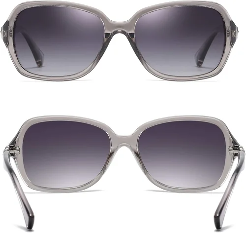 Vista 2 de AOMASTE Retro Square Polarized Sunglasses for Women UV400 Protection Driving Outdoor Eyewear